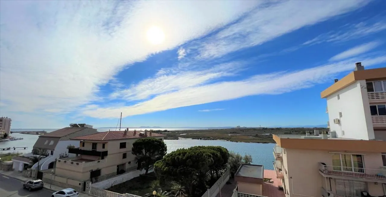 Apartamento Bonito Estudio En Roses Con Vista Al Mar Y Piscina